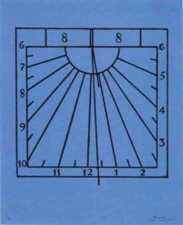 リトグラフ Brossa - Rellotge de sol