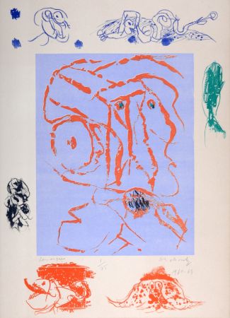 リトグラフ Alechinsky - Remarques, 1960-63 - Hand-signed