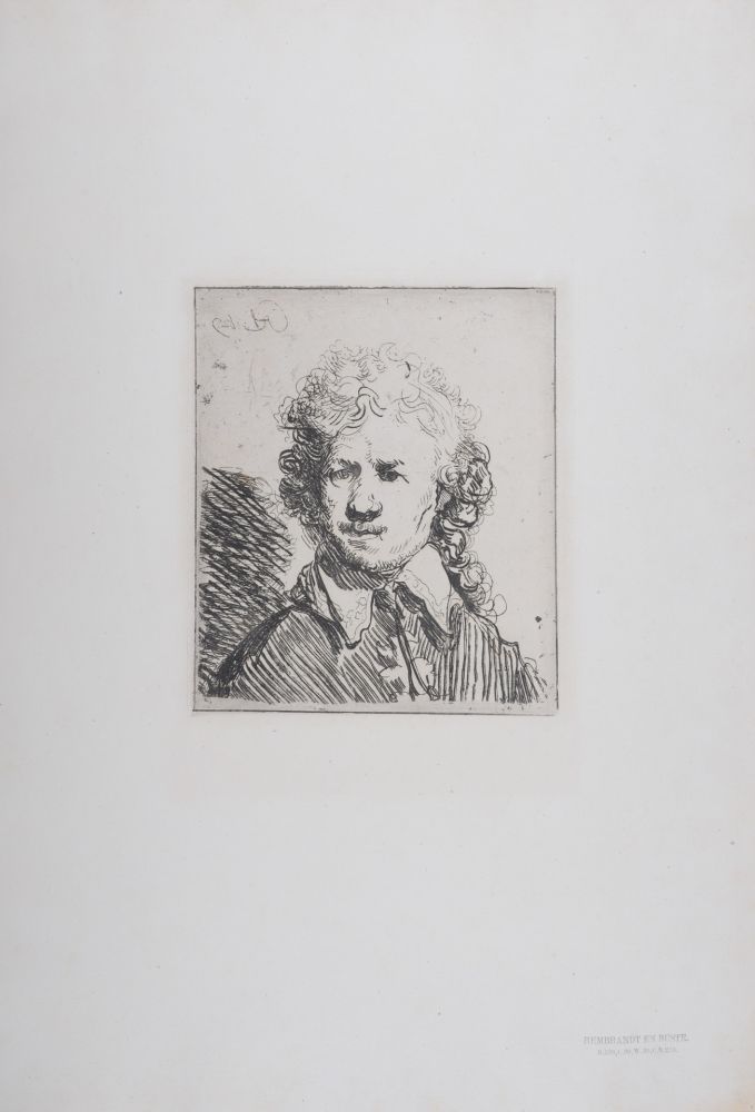 輪転グラビア印刷 Rembrandt - Rembrandt en buste