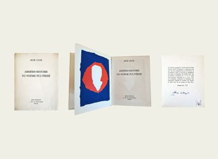 挿絵入り本 De Stael - René Char : ARRIÈRE-HISTOIRE DU POÈME PULVÉRISÉ avec 1 lithographie icônique de Nicolas de Staôel (1953)