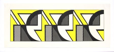 リトグラフ Lichtenstein - Repeated design
