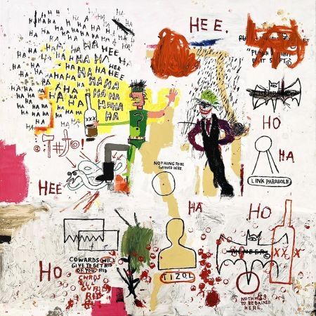 シルクスクリーン Basquiat - Riddle me this Batman