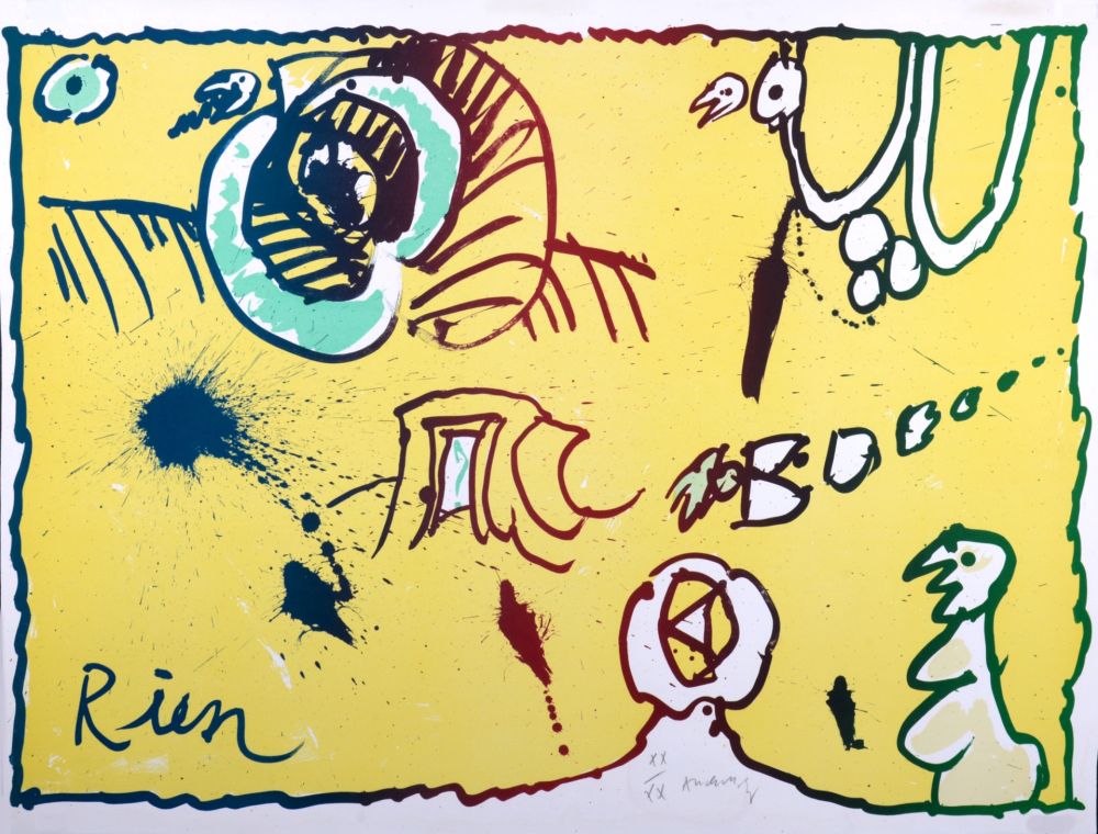 リトグラフ Alechinsky - Rien, 1971 - Hand-signed & numbered