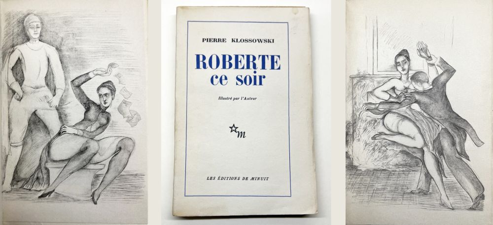 挿絵入り本 Klossowski - ROBERTE CE SOIR avec quatre dessins hors-texte (1953)
