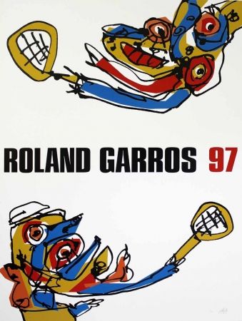 シルクスクリーン Saura - Roland Garros 97