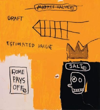シルクスクリーン Basquiat - Rome Pays Off