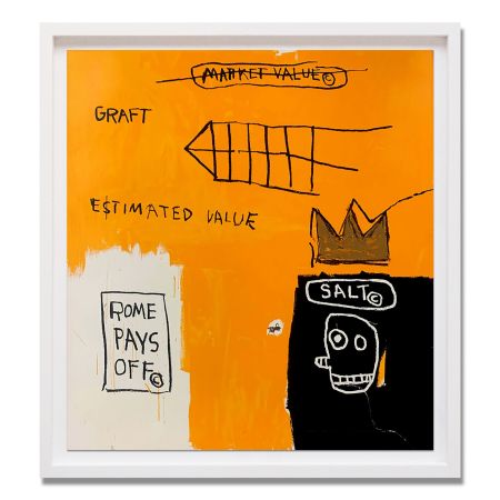 シルクスクリーン Basquiat - Rome Pays Off - Set II