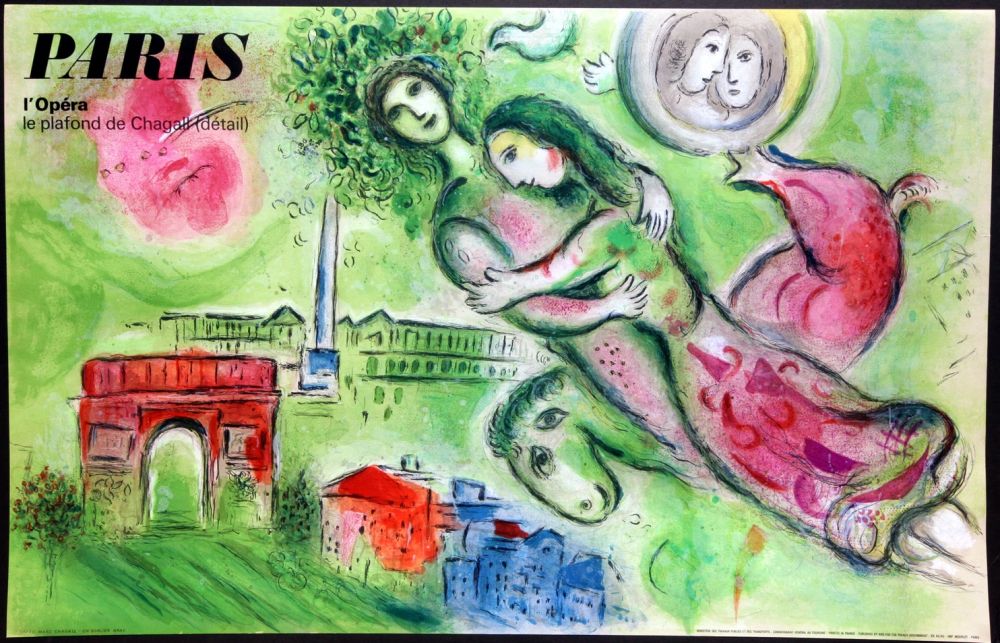 リトグラフ Chagall - Romeo et Juliette – Opera Paris