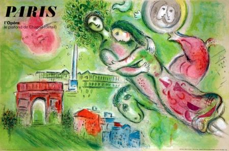 リトグラフ Chagall - Roméo et Juliette