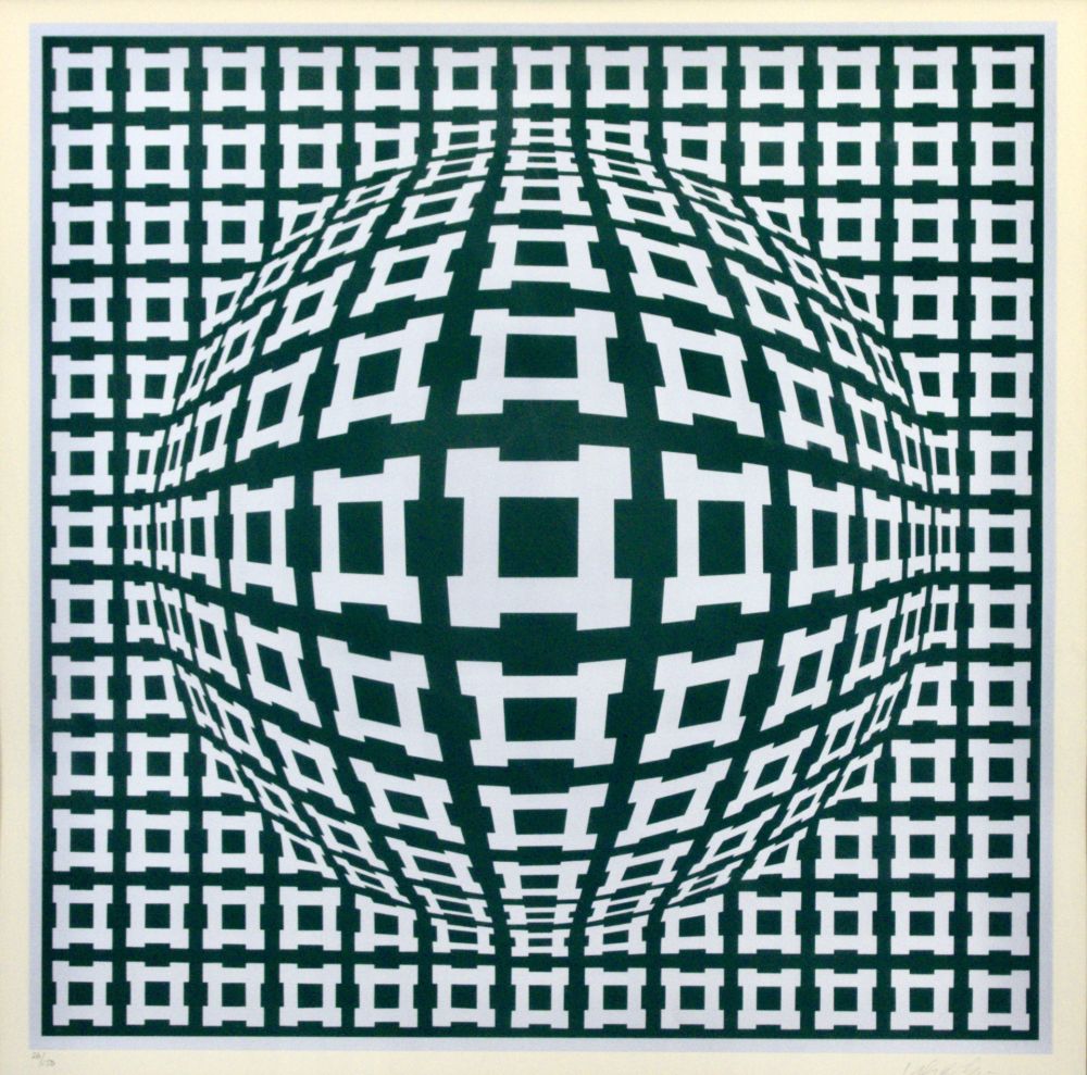 シルクスクリーン Vasarely - Rosenthal II