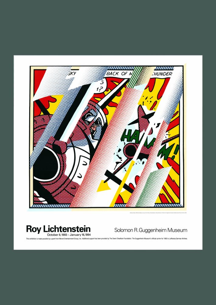 リトグラフ Lichtenstein - Roy Lichtenstein: 'Reflections: Whaam!' 1993 Offset-lithograph