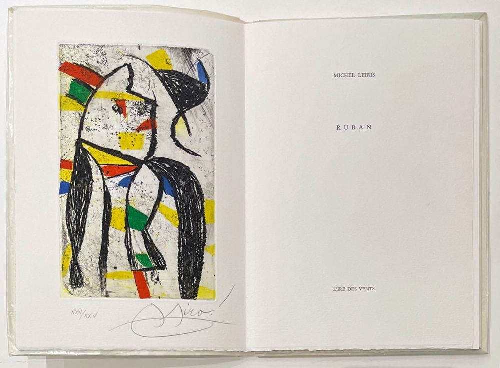 挿絵入り本 Miró - Ruban
