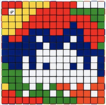 多数の Invader - Rubik Camouflage NVDR1-2