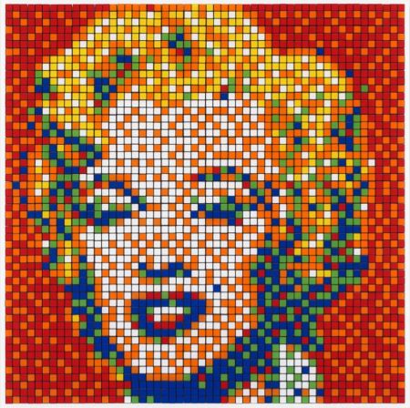 多数の Invader - Rubik Shot Red Marilyn NVDR1-4