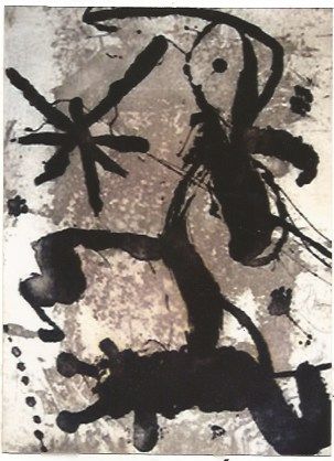 彫版 Miró - Rupestre 1