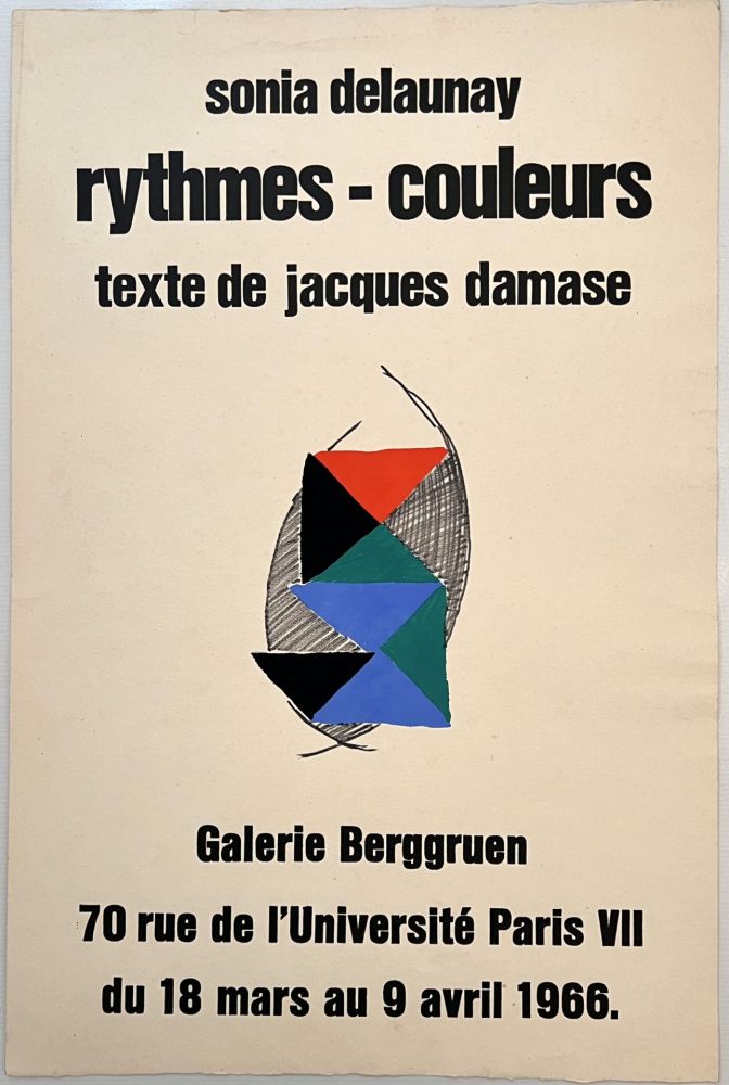 掲示 Delaunay - Rythmes-couleurs