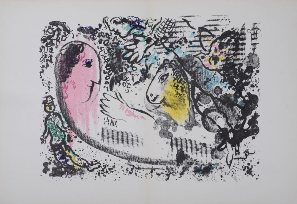 リトグラフ Chagall - Rêverie,