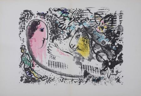 リトグラフ Chagall - Rêverie,