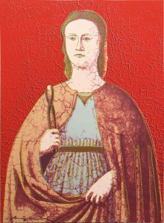 シルクスクリーン Warhol - Saint Apollonia, II.330