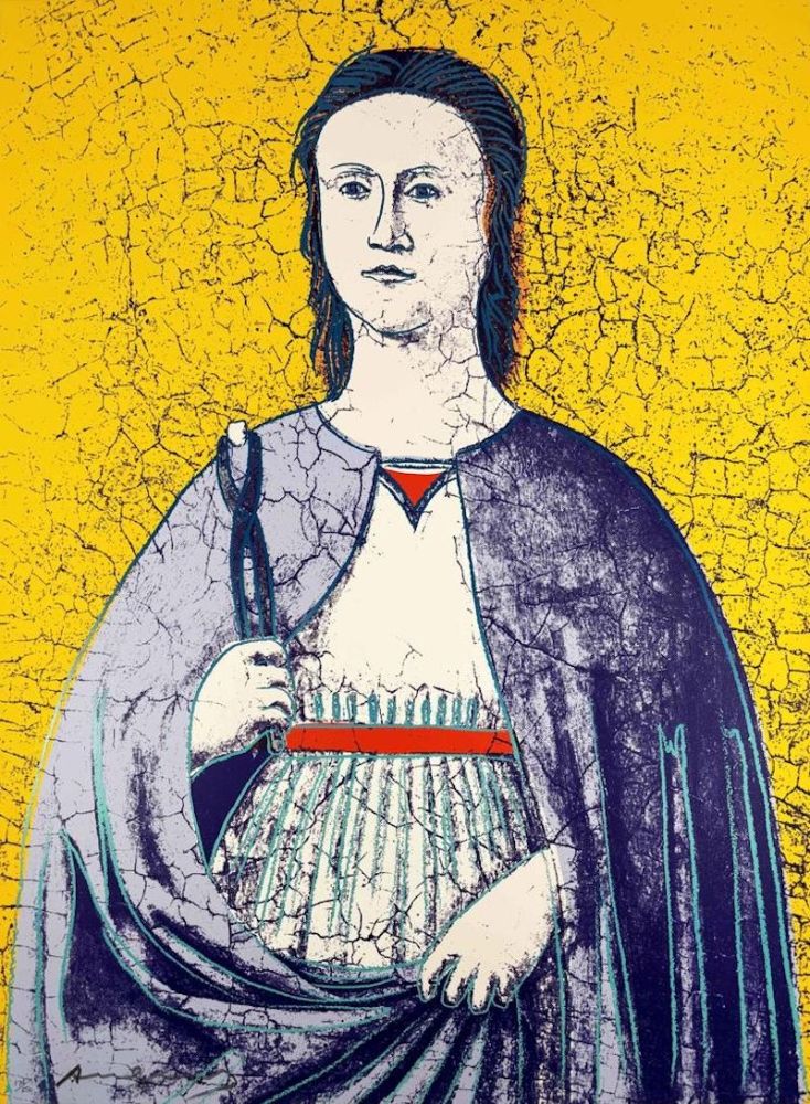 シルクスクリーン Warhol - Saint Apollonia, II.333