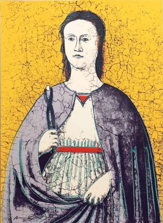 シルクスクリーン Warhol - Saint Apollonia, II.333