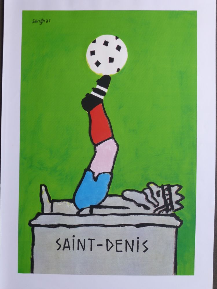 掲示 Savignac - Saint Denis (coupe du monde de football) 1998