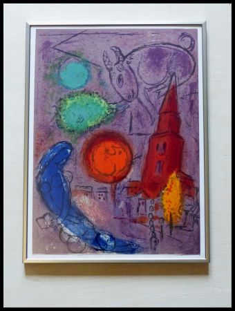 リトグラフ Chagall - SAINT GERMAIN DES PRES