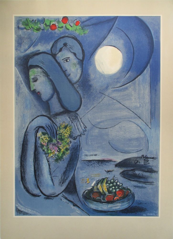 リトグラフ Chagall - Saint Jean Cap Ferrat