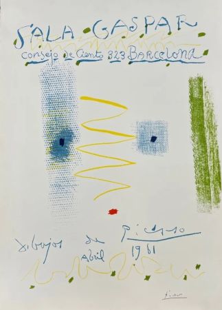 リトグラフ Picasso - Sala Gaspar