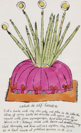 オフセット Warhol - Salade de alf Landon (Wild Raspberries IV.128A)