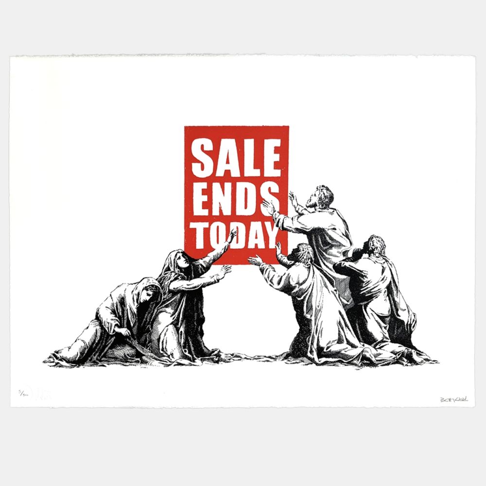 シルクスクリーン Banksy - Sale Ends (v.2)