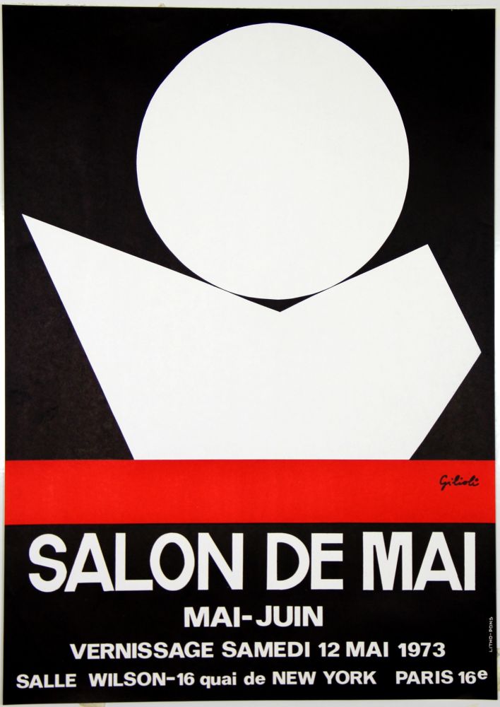 リトグラフ Gilioli - Salon de Mai