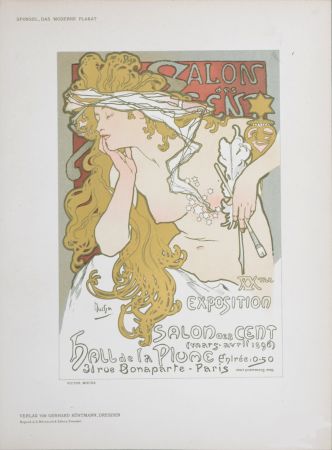 リトグラフ Mucha - Salon des Cent, 1897