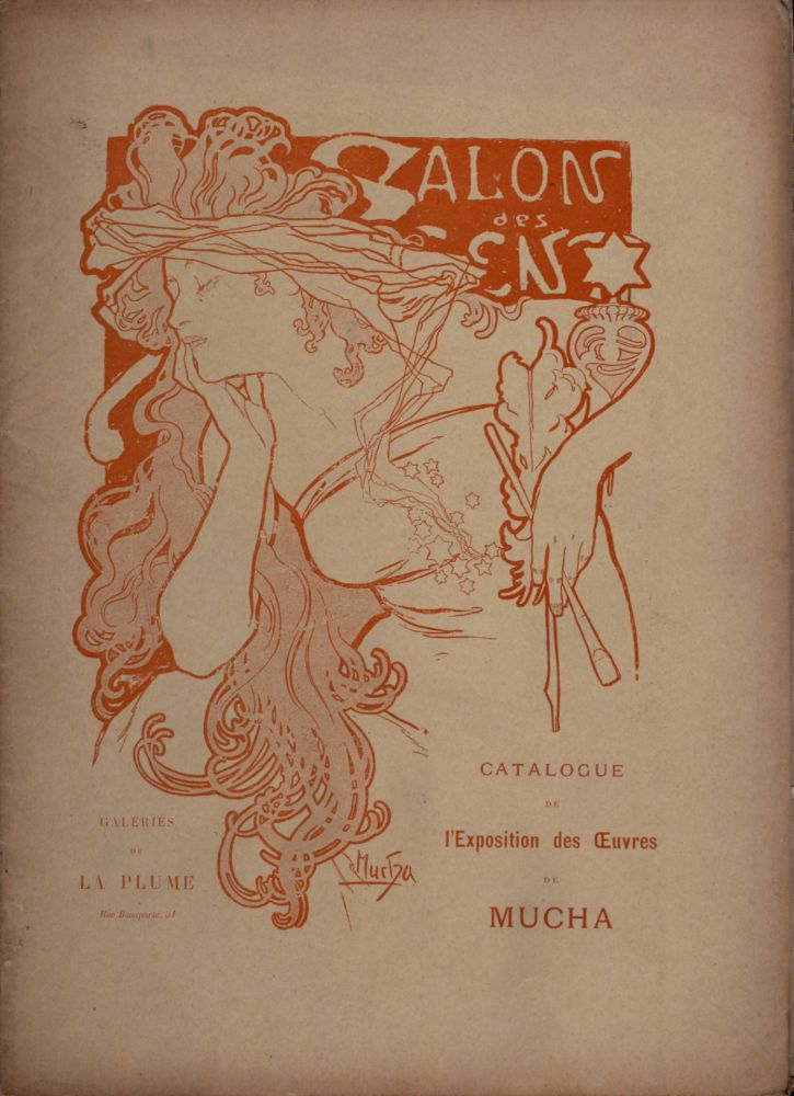 挿絵入り本 Mucha - Salon des Cent, Exposition de l'œuvre de A. Mucha, 1897