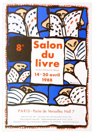 掲示 Alechinsky - Salon du Livre