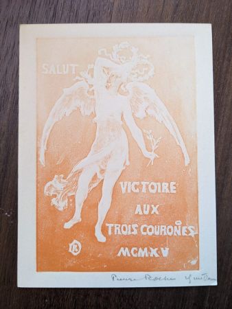 技術的なありません Roche - Salut victoire aux trois courones (greeting card for 1915)