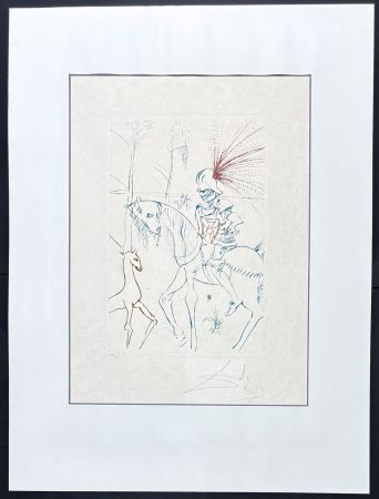 彫版 Dali - Salvador Dalí (1904–1989) - La gué du sang - Drypoint, etching on Japanese paper - 1975