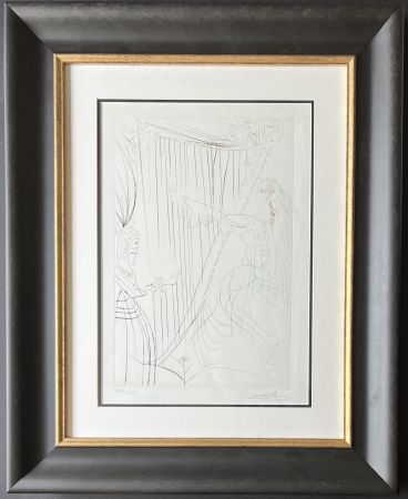 彫版 Dali - Salvador Dalí (1904–1989) - La reine et Iseult (Tristram and Iseult) - drypoint etchings - 1970
