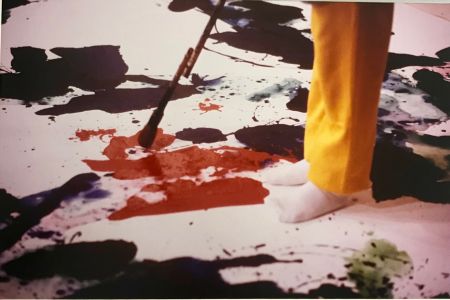 写真 Blum - Sam Francis painting