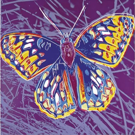 シルクスクリーン Warhol - San Francisco Silver Spot Butterfly, from Endangered Species