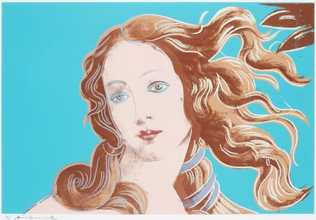 シルクスクリーン Warhol - Sandro Botticelli, Birth of Venus, 1482 (FS II.319)
