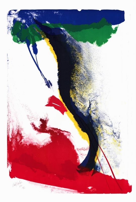 ポール・ジェンキンス『エリックへの構図』リトグラフ【真作保証】 絵画49×325cm作品サイズ