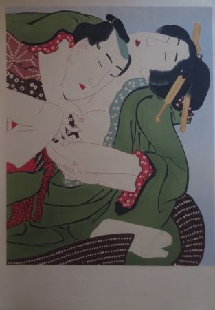リトグラフ Utamaro - Sans titre