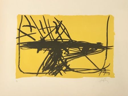 リトグラフ Tàpies - Sans Titre