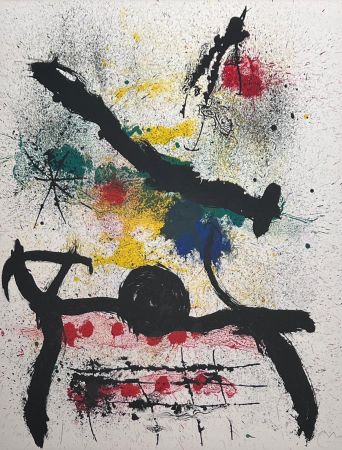 リトグラフ Miró - Sans titre 