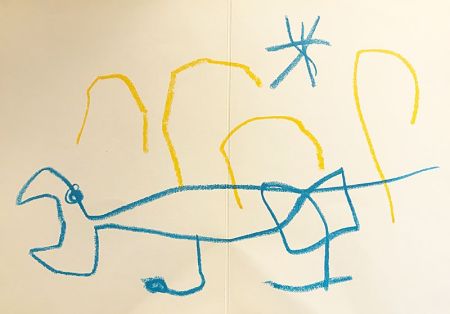 リトグラフ Miró (After) - Sans titre