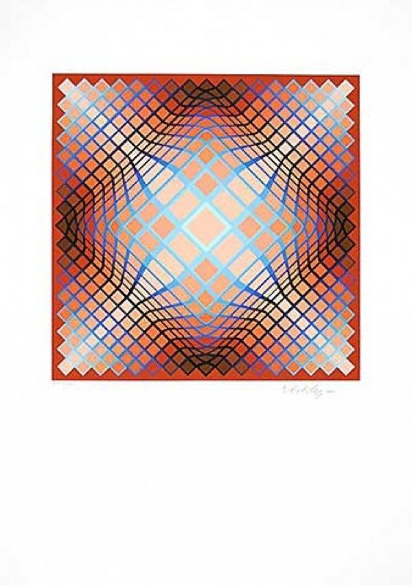 リトグラフ Vasarely - Sans Titre 2