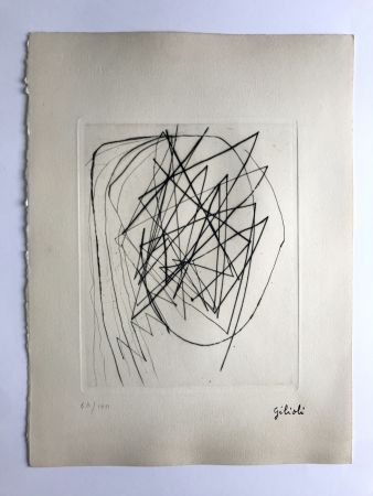 彫版 Gilioli - Sans titre (d'après un dessin de 46)