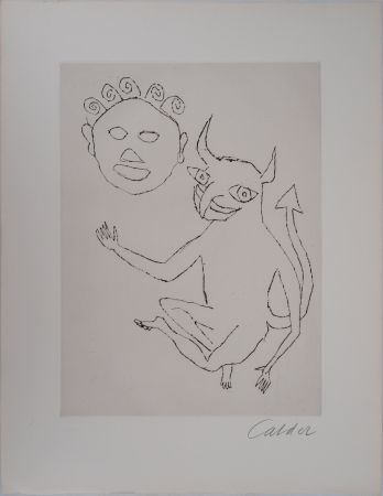 彫版 Calder - Santa Claus : le Petit Diable