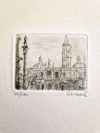 エッチング Ciarrocchi - Santa Maria Maggiore